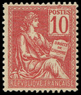 ** EMISSIONS DU XXème SIECLE - 116   Mouchon, 10c. Rouge, T II, Bon Centrage, TB - Unused Stamps