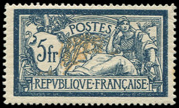 ** EMISSIONS DU XXème SIECLE - 123   Merson,  5f. Bleu Et Chamois, Bien Centré, TB - Unused Stamps