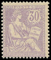 ** EMISSIONS DU XXème SIECLE - 128   Mouchon Retouché, 30c. Violet, TB - Unused Stamps