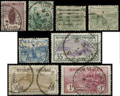 EMISSIONS DU XXème SIECLE - 148/54 1ère Série Orphelins, 7 Valeurs Obl., TB - Unused Stamps
