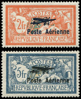 ** POSTE AERIENNE - 1/2 2f. Et 5f., Très Bien Centrés, TTB - 1927-1959 Nuovi