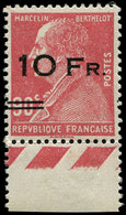 ** POSTE AERIENNE - 3   10Fr. Sur 90c. Rouge, Berthelot "ILE De FRANCE", Bdf, TTB. Br - 1927-1959 Mint/hinged