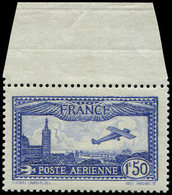 ** POSTE AERIENNE - 6b  Vue De Marseille, 1f.50 Outremer VIF, Bdf, TB - 1927-1959 Mint/hinged