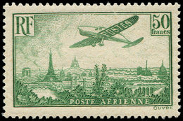 ** POSTE AERIENNE - 14  50f. Vert-jaune, TB - 1927-1959 Neufs