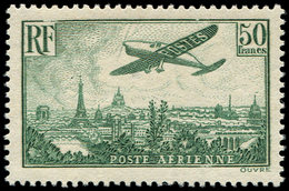 * POSTE AERIENNE - 14b 50f. Vert FONCE, TB - 1927-1959 Mint/hinged