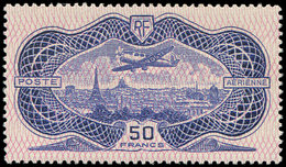 * POSTE AERIENNE - 15  50f. Burelé, TB - 1927-1959 Nuovi