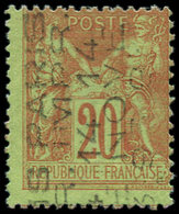 (*) PREOBLITERES - 18  Sage, 20c. Brique Sur Vert, 14 NOV., TB. C - 1893-1947