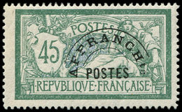 ** PREOBLITERES - 44  Merson, 45c. Vert Et Bleu, TB - 1893-1947