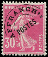 ** PREOBLITERES - 59  Semeuse Camée, 30c. Rose, TB - 1893-1947