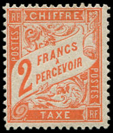 ** TAXE - 41   2f. Rouge-orange, TB - 1859-1959 Gebraucht