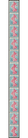 ** ROULETTES - 50  Semeuse De Piel, 0,20 Turquoise Et Rose, BANDE De 11, TB - Coil Stamps