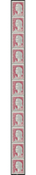 ** ROULETTES - 52  Marianne De Decaris, 0,25 Gris Clair, BANDE De 11, TB - Coil Stamps