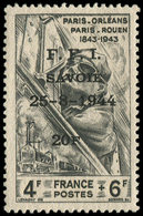 * TIMBRES DE LIBERATION - CHAMBERY 13C : +20f. Sur 4f. + 6f., TB. Br - Libération