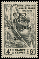 * TIMBRES DE LIBERATION - CHAMBERY 13C : +20f. Sur 4f. + 6f., TB. Br - Befreiung