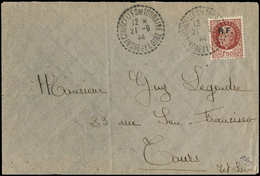 Let TIMBRES DE LIBERATION - COURCELLES DE TOURAINE 3 : 1f50 Brun-rouge Obl. 21/9/44 Sur Env., TB, Signé Mayer - Befreiung