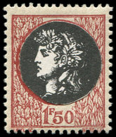 ** TIMBRES DE LIBERATION - LA MURE 1 : 1f50 Brun-rouge, Médaillon Noir Tête De Liberté, TB - Libération