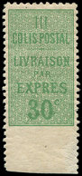 * COLIS POSTAUX  (N° Et Cote Maury) - 26   30c. Vert, Bdf, NON DENTELE En Bas, TB - Mint/Hinged