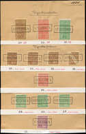 COLIS POSTAUX  (N° Et Cote Maury) - 28A/28H, Tarif De 1924, NON EMIS + N°25/27 Et 49, Tous Avec Cachet SPECIMEN Encadré, - Neufs