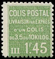 * COLIS POSTAUX  (N° Et Cote Maury) - 95   1f45 Vert-jaune, TB - Neufs
