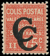 * COLIS POSTAUX  (N° Et Cote Maury) - 101f  75c. Rouge, DOUBLE Surcharge C, TB - Nuovi