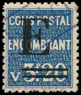 * COLIS POSTAUX  (N° Et Cote Maury) - 166D 3f20 Bleu, Surch. E, NON EMIS Avec Cachet SPECIMEN Encadré, TB - Nuovi