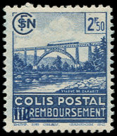 ** COLIS POSTAUX  (N° Et Cote Maury) - 176a 2f50 Bleu, DOUBLE Impression De La Valeur Dont Une RENVERSEE, TB - Nuovi