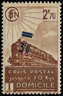 ** COLIS POSTAUX  (N° Et Cote Maury) - 197   3f0 Sur 2f70 Brun, Surcharge Au Centre, TB - Nuovi