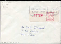 Let Spécialités Diverses - L.S.A. 57 : LSA05-75724, 1,40 LETTRE, Obl. Paris 124 6/3/81 (1er Jour) S. Env., TB, Cote Mich - Other & Unclassified