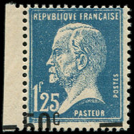 ** VARIETES - 222   Pasteur, 50c. S. 1f.25 Bleu, Surch. A CHEVAL, TB - Ungebraucht