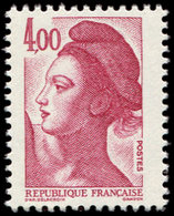 ** VARIETES - 2244a  Liberté, 4,00 Rouge-carmin, SANS PHOSPHO, TB. J - Ungebraucht