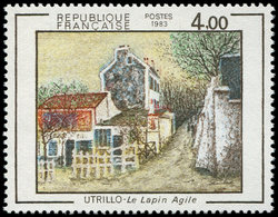 ** VARIETES - 2297   Utrillo, SANS Le Bleu Foncé, TB - Ungebraucht