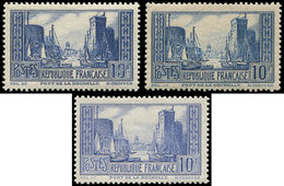 * Collection Henri Cheffer - 261   La Rochelle, 10f. Bleu, T I, II Et III, TB - Unclassified