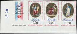 ** NON DENTELES - T2576  Bicentenaire, Le Triptyque Cdf, TB - Non Classificati