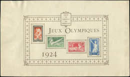 EPREUVES DE LUXE - 183/86 J.O. Paris 1924, épreuve Collective Format Réduit, Sinon TB - Epreuves De Luxe