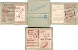 Let ENTIERS POSTAUX - Sage, 15c. Bleu, CL Annonces N°J34c, La Missive 3e édition, Pubs Diverses, TTB - Altri & Non Classificati