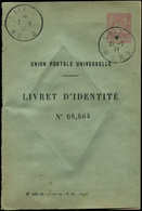 Let ENTIERS POSTAUX - Sage, 50c. Rose, Livret D'Identité Postale N°N6, 36 Pages, Obl. Càd LILLE 31/7/11, R Et TTB - Altri & Non Classificati