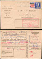 Let ENTIERS POSTAUX - Muller, 0,20 Bleu, CP TSC N°E1, Bureau De La Main D'Oeuvre, Remplie Au Verso Mais Non Obl., TB - Autres & Non Classés