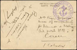 Let Guerre 1914/1918 - CP En Franchise D'Haiphong 3/6/19 Ave Cachet MISSION FRANCAISE EN SIBERIE, TB - Guerre De 1914-18
