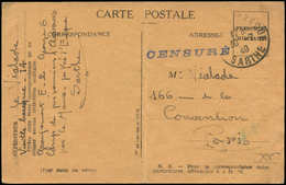 Let Guerre 1939/1945 - Carte FM Du Camp D'Auvours Du 30/7/40 Avec Griffe "CENSURE", B/TB - 2. Weltkrieg 1939-1945