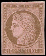 * Colonies Générales - 18   10c. Brun Sur Rose, Très Frais, TB. C - Sonstige & Ohne Zuordnung