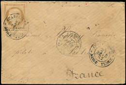 Let Colonies Générales - 19   15c. Bistre Obl. Càd BASSE-TERRE GUADELOUPE 21/2/82 S. Env., "Correspondance Militaire" Po - Autres & Non Classés