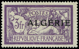* ALGERIE 32a : 3f. Violet, SANS Teinte De Fond, TB. Br - Storia Postale
