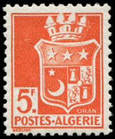 ** ALGERIE 197A : 5f. Orange, SANS La Surcharge, TB. Br - Covers & Documents