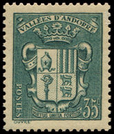 ** ANDORRE 56 : 35c. Vert Et Bleu, TB - Unused Stamps