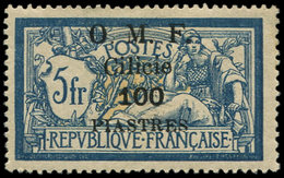 * CILICIE 88 : 100pi. Sur 5f. Bleu Et Chamois, TB. Br - Other & Unclassified