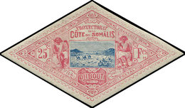 * COTE DES SOMALIS 20 : 25f. Rose Et Bleu, TB. J - Altri & Non Classificati