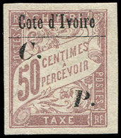 * COTE D'IVOIRE Colis Px 18 : 50c. Lilas, TB - Other & Unclassified