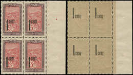 ** MADAGASCAR 125 : 1c. Sur 15c. Violet-brun Et Rouge, Surch. RECTO-VERSO, BLOC De 4 Bdf, TB - Sonstige & Ohne Zuordnung