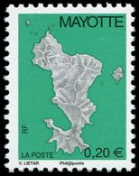 ** MAYOTTE 160A : 0,20 Vert Et Noir, Philaposte, TB - Sonstige & Ohne Zuordnung