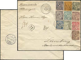 Let MONACO 11/20 Albert Ier, Tous Obl. Càd MONTE CARLO 11/3/99 S. Env. Rec., Arr. LUNEBURG, TB - ...-1885 Prephilately